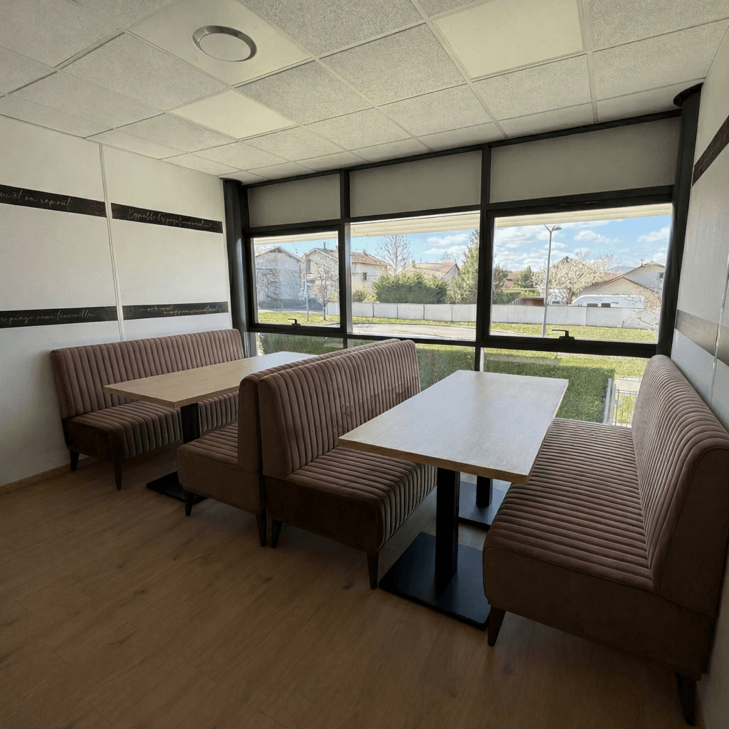 Banquette espace partagé